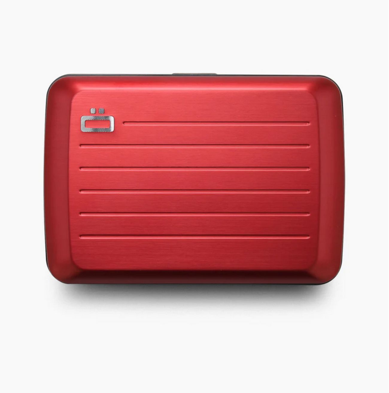 portfel biznesowy Ogon Designs z ochroną RFID czerwony