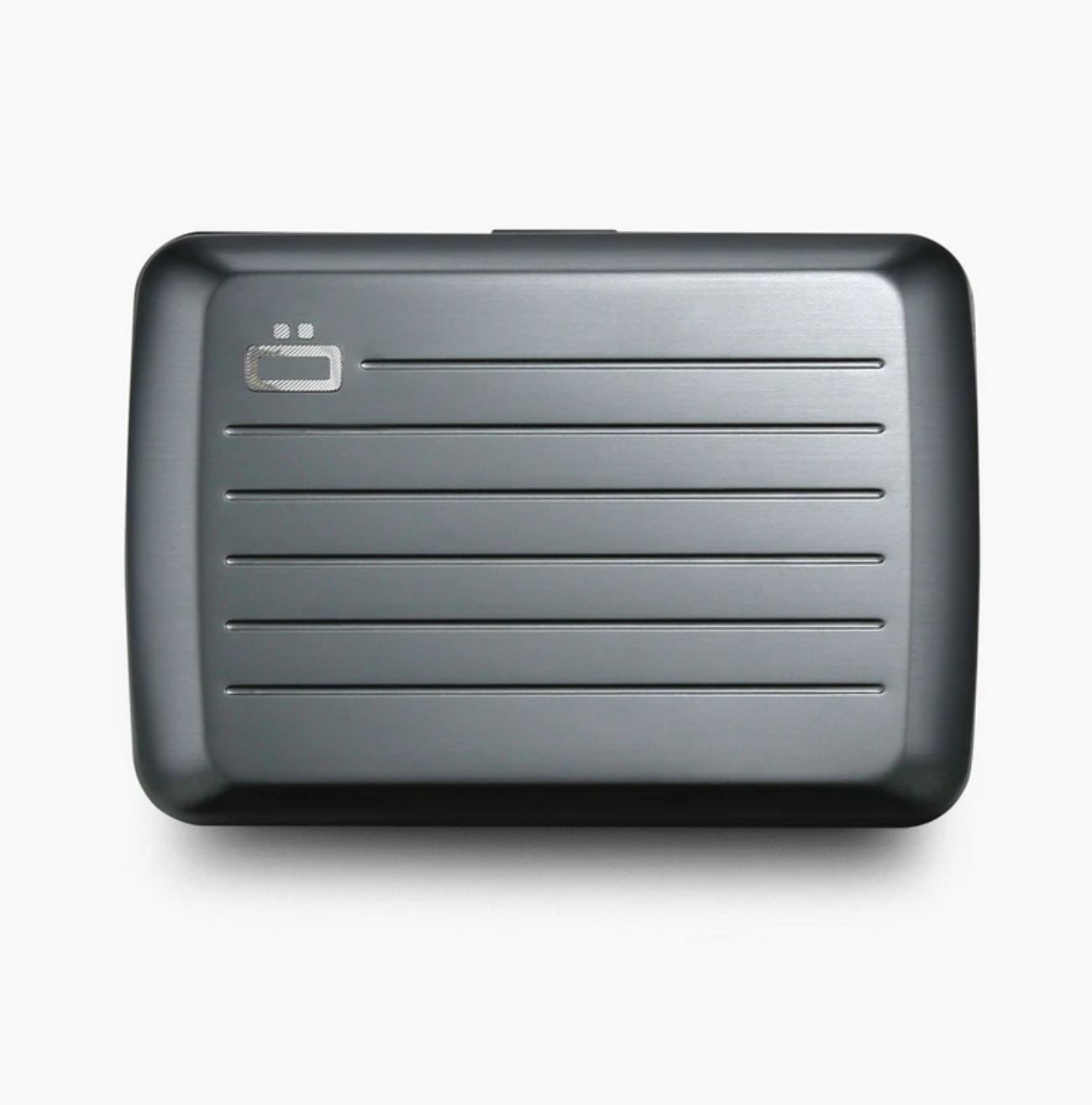 portfel biznesowy Ogon Designs z ochroną RFID stalowy
